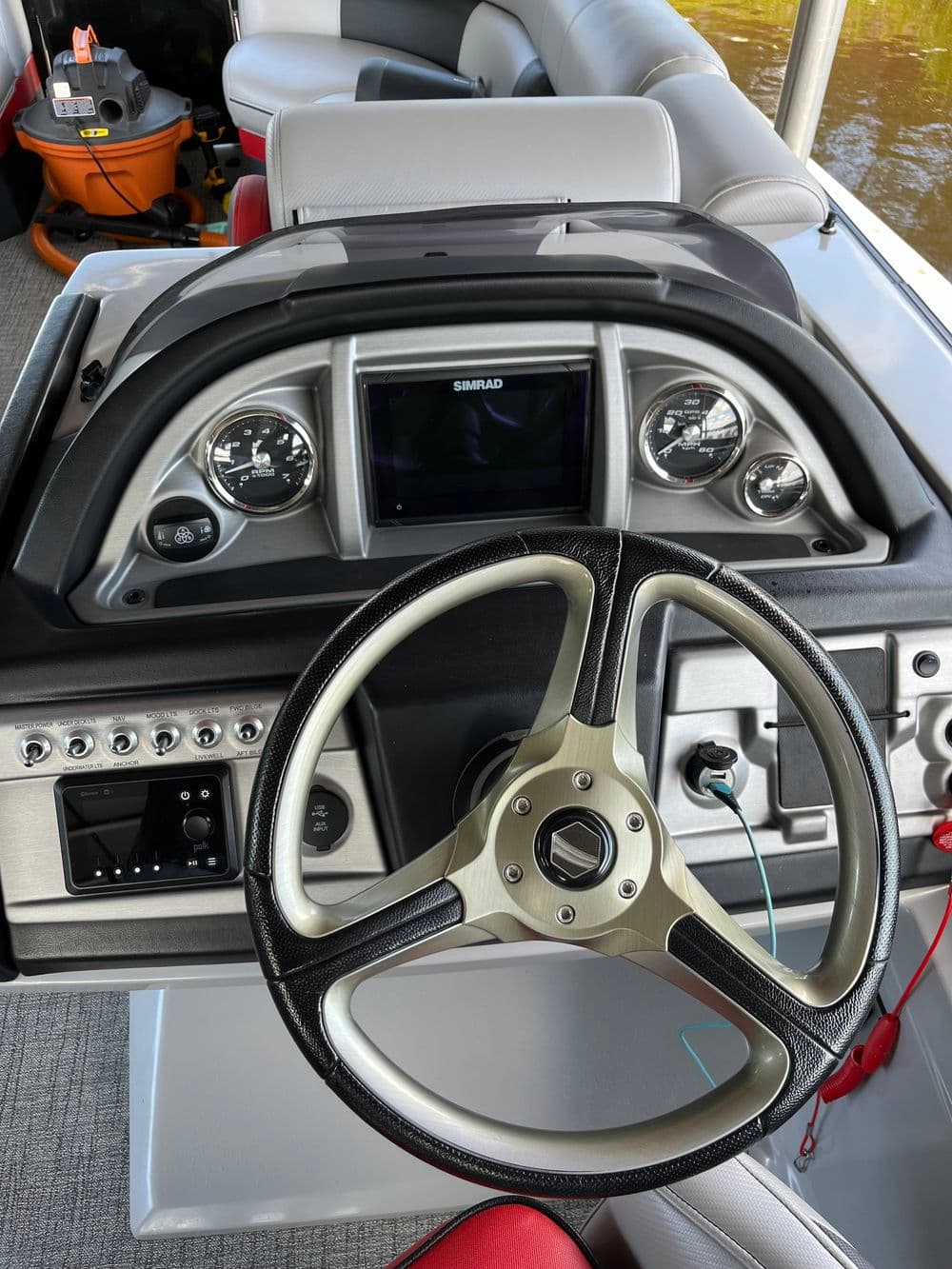 Project Sport Pontoon Interior Detail in Brainerd image