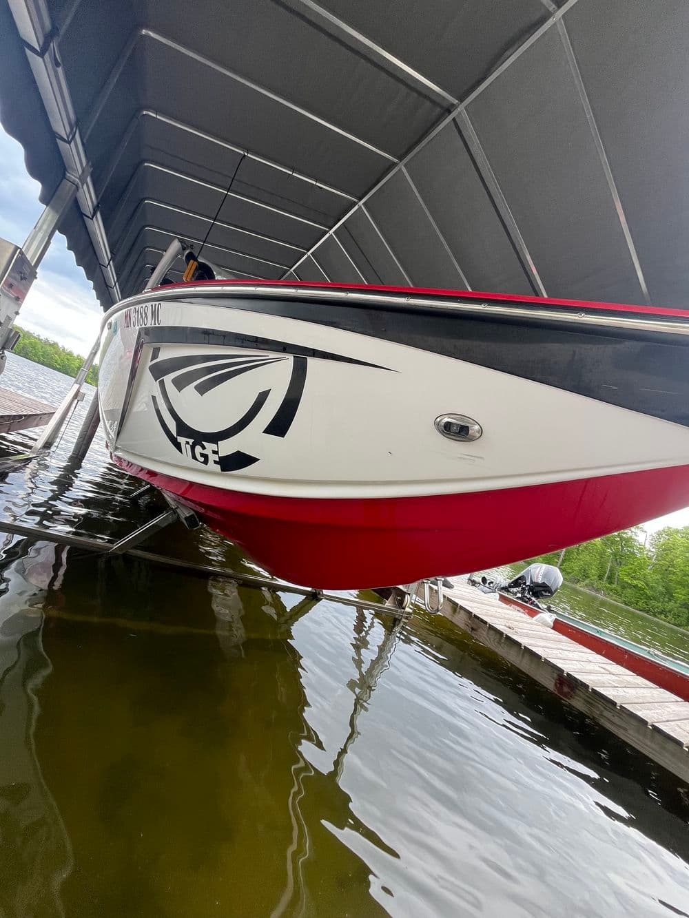 Gallery photos for Full Package Detailing on Tige Wakeboat in Pillager, MN: Image #1