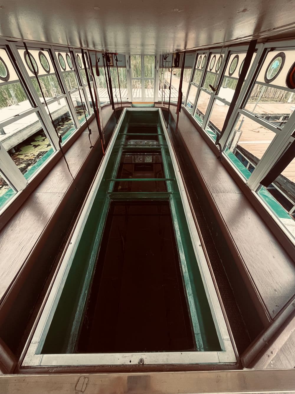 Gallery photos for Restoration Unveiled for Camp Confidence's Iconic Glass Bottom Boat in Brainerd: Image #1